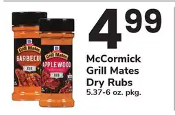 ACME McCormick Grill Mates Dry Rubs offer