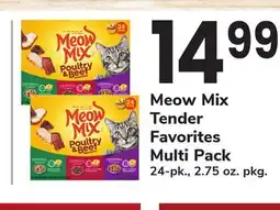 ACME Meow Mix Tender Favorites Multi Pack offer