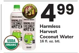 ACME Harmless Harvest Coconut Water offer