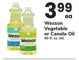 ACME Wesson Vegetable or Canola Oil offer