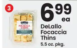 ACME Delallo Focaccia Thins offer