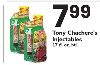 ACME Tony Chachere's Injectables offer