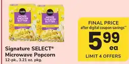 ACME Signature SELECT Microwave Popcorn offer
