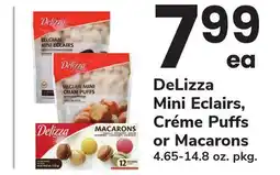 ACME DeLizza Mini Eclairs, Créme Puffs or Macarons offer