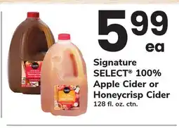 ACME Signature SELECT 100% Apple Cider or Honeycrisp Cider offer