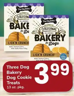 ACME Three Dog Bakery Dog Cookie Treats offer