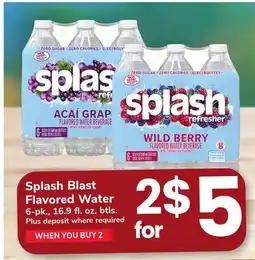 ACME Splash Blast Flavored Water offer