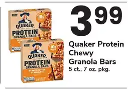 ACME Quaker Protein Chewy Granola Bars offer