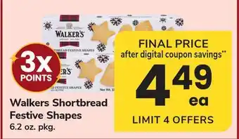 ACME Walkers Shortbread Festive Shapes offer