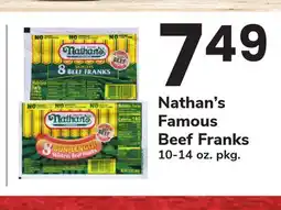 ACME Nathan's Famous Beef Franks offer