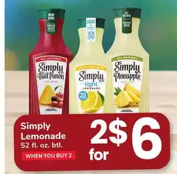 ACME Simply Lemonade offer