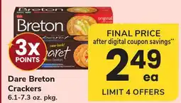 ACME Dare Breton Crackers offer