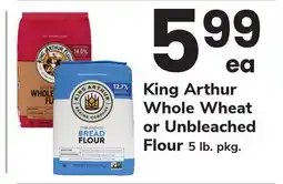 ACME King Arthur Whole Wheat or Unbleached Flour offer