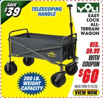 Big 5 Yoli Easy Lock All Terrain Wagon offer
