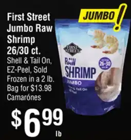Smart & Final First Street Jumbo Raw Shrimp offer