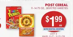 Smart & Final POST CEREAL offer