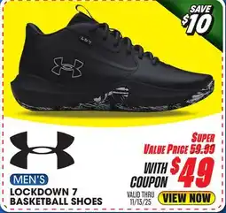 Big 5 Under Armour Lockdown 7 Men's Basketball Shoes offer