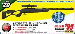 Big 5 Hatsan AirTact .177 Caliber Break-Barrel Air Rifle Combo offer