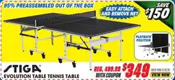 Big 5 Stiga Evolution Table Tennis offer