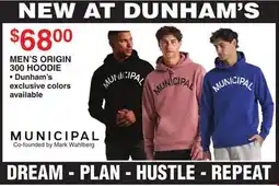 Dunham's Sports MEN'S ORIGIN 300 HOODIE offer