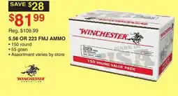 Dunham's Sports 5.56 OR 223 FMJ AMMO offer