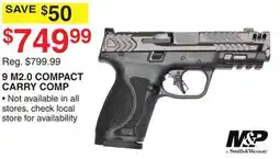 Dunham's Sports 9 M2.0 COMPACT CARRY COMP offer