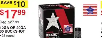 Dunham's Sports 12GA OR 20GA BUCKSHOT offer