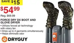 Dunham's Sports FORCE DRY DX BOOT AND GLOVE DRYER offer