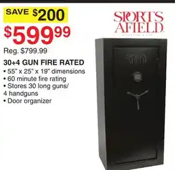 Dunham's Sports 30+4 GUN FIRE RATED offer