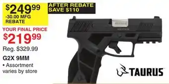 Dunham's Sports G2X 9MM offer