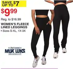 Dunham's Sports WOMEN'S FLEECE LINED LEGGINGS offer