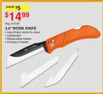 Dunham's Sports 3.0 WORK KNIFE offer