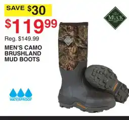 Dunham's Sports MEN'S CAMO BRUSHLAND MUD BOOTS offer