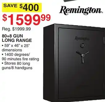 Dunham's Sports REMINGTON 80+8 GUN LONG RANGE offer