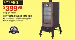 Dunham's Sports VERTICAL PELLET SMOKER offer