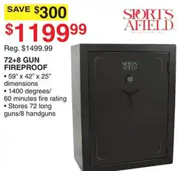 Dunham's Sports 72+8 GUN FIREPROOF offer