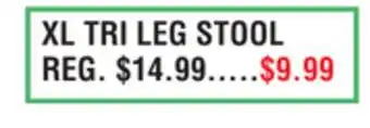 Dunham's Sports XL TRI LEG STOOL offer