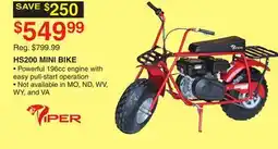 Dunham's Sports HS200 MINI BIKE offer