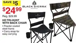 Dunham's Sports HD TRI-HUNT WITH BACK CHAIR offer