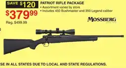 Dunham's Sports PATRIOT RIFLE PACKAGE offer