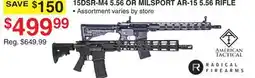 Dunham's Sports 15DSR-M4 5.56 OR MILSPORT AR-15 5.56 RIFLE offer