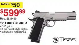 Dunham's Sports TISAS 1911 DUTY 45 AUTO offer