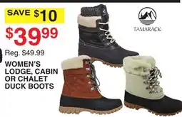 Dunham's Sports WOMEN'S LODGE, CABIN OR CHALET DUCK BOOTS offer