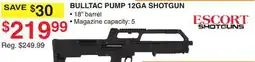 Dunham's Sports BULLTAC PUMP 12GA SHOTGUN offer
