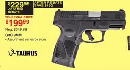 Dunham's Sports G3C 9MM offer