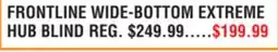 Dunham's Sports FRONTLINE WIDE-BOTTOM EXTREME HUB BLIND offer