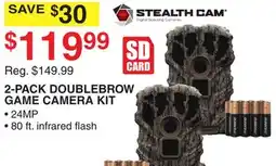 Dunham's Sports 2-PACK DOUBLEBROW GAME CAMERA KIT offer