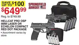 Dunham's Sports SPRINGFIELD ARMORY HELLCAT PRO OSP 9MM LASER OR ECHELON COMPACT RED DOT PACKAGE offer