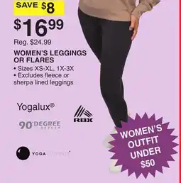 Dunham's Sports WOMEN'S LEGGINGS OR FLARES offer