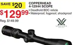 Dunham's Sports COPPERHEAD 4-12X44 SCOPE offer